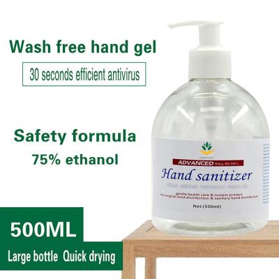 China 75% Alcohol Antibacterial Hand Sanitizer , Disinfection Washless Hand Gel 16oz for sale