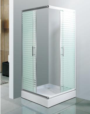 China La bandeja 5m m del ABS moderó los recintos de cristal de la ducha del cuarto de baño 900x900x1950m m en venta