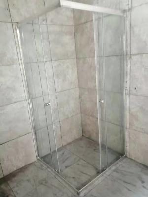 China Full Transparent Glass Sliding Door Shower Room Square 900x900mm for sale