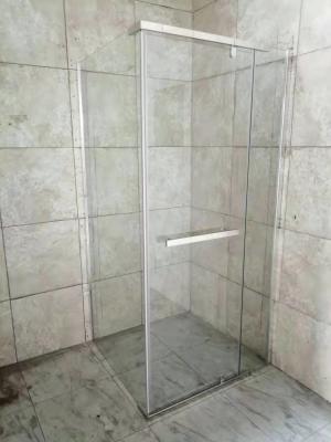China Full Transparent Glass Shower Room With Hinged Door Aluminium Alloy for sale
