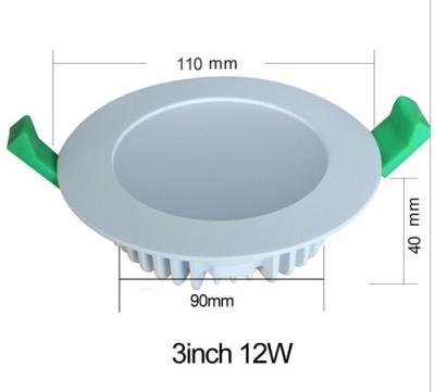 China Anenerge indoor LED smd dowlight SAA C-Tick RCM 1080-1200lm 10W 12W 13W led down light 12w 90mm cut hole for sale