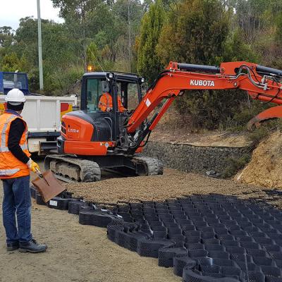 China HDPE Geocell Used in Road Construction for Slope Protection Retaining Wall and Driveway for sale