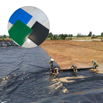 China Anti-Seepage HDPE Black Geomembrane Liner for Chinese Made Fish Ponds and Reservoirs for sale
