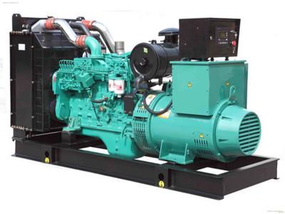 China 350kVA Open Diesel Generator Set DC24V Cummins 1800 Rpm Generator for sale