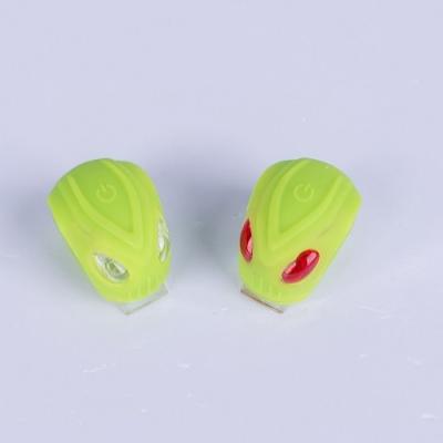 China Silicone Bike Headlight Set CR2032 Battery 4.5 Lm for sale