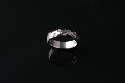 China Ladies jewellery Silver CZ Rings Rhodium plated For Anniversary , Engagement IR1435 for sale
