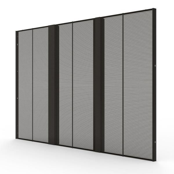 Quality Indoor aluminum cabinet 1000*1000 VTC-P3-7 Transparent advertising publish LED for sale