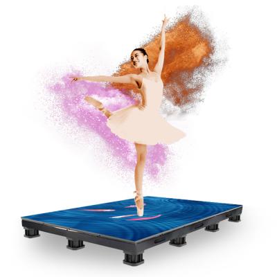China Full Color LED Dance Floor Tiles Moisture Proof Easy Install HF-P2.6 for sale