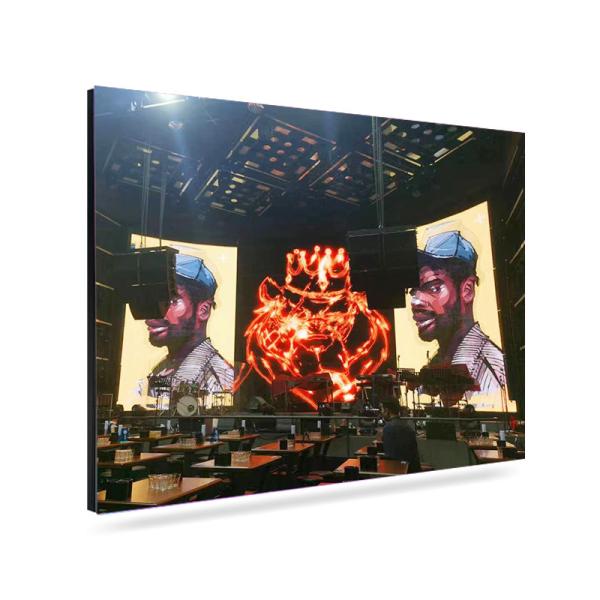 Quality Indoor Advertising Display Screen Full Color LED Video Wall Display HMT-P-P2 256mmx128mm for sale