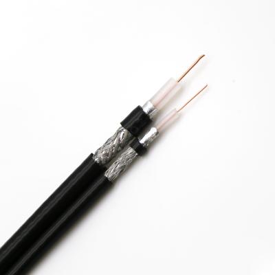 China Monitoring System Flexible 75ohm RG6 1.02mm Coaxial Power Cables for sale