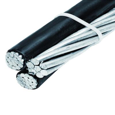 China Polyvinyl Chloride Sheath 25mm2 35mm2 Aerial Bundled Cable for sale