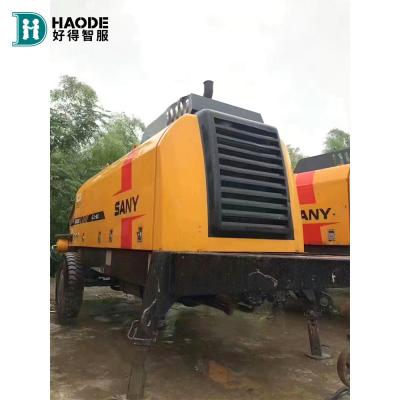 China 50M Max. Horizontal Conveying Distance Haode Trailer Mounted Concrete Pump HBT6013C-5S for sale