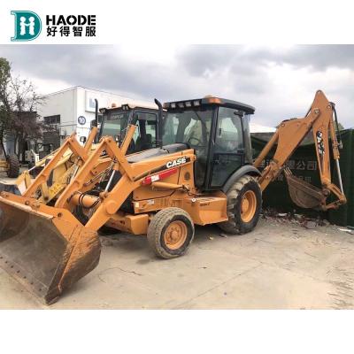 China Used 580m 580l  Backhoe Loader with Top Hydraulic Pump 7000 8000 kg Machine Weight for sale