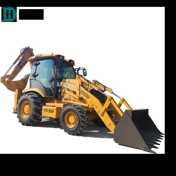 Quality 75kw Small Backhoe Excavator Loader Wheel for Building Material Shops from HAODE for sale