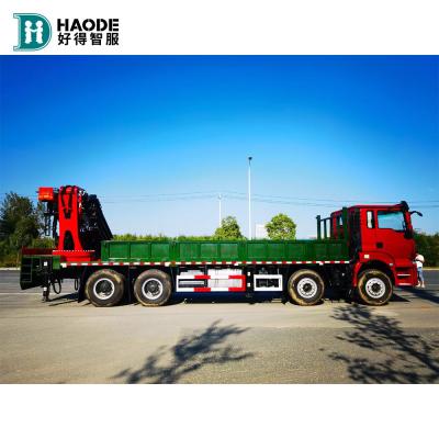 China 4x4 Crane Hydraulic Truck Cranes Max. Lifting Height 25300mm 8500 Kg Weight for sale