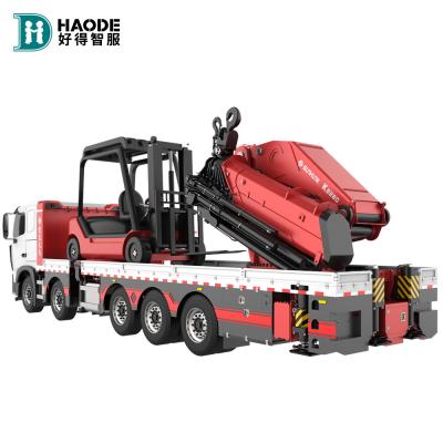 China 50 Ton CraneEight-Section Hydraulic Telescopic Boom Truck With Crane for sale