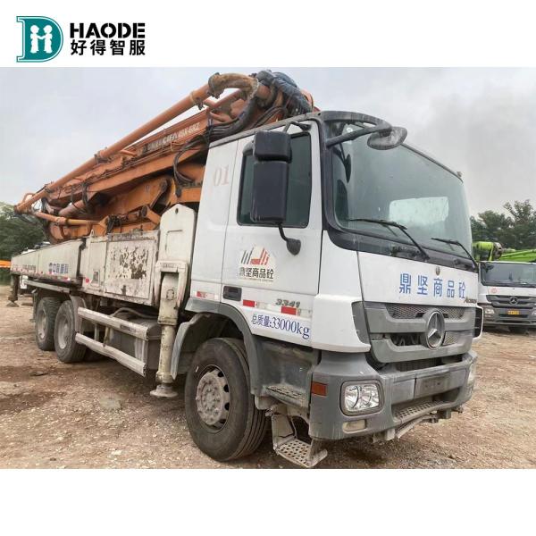 Quality Used Concrete Pump Truck Mounted Pump with 4500 1350mm Wheelbase in Good for sale