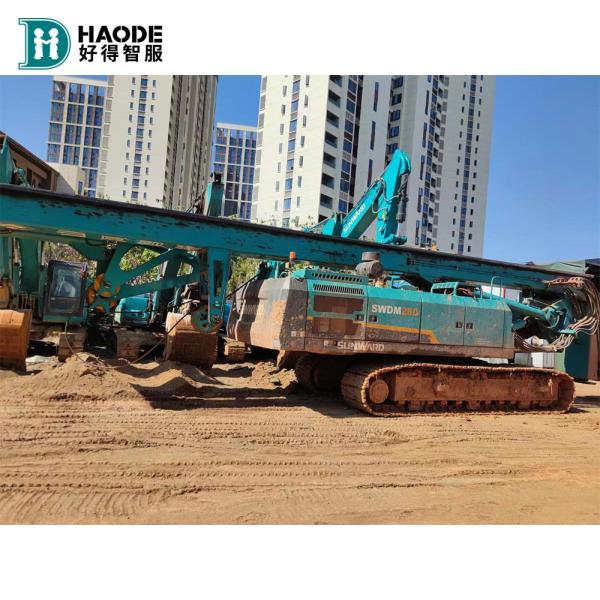 Quality Haode SWDM25 SWDM14 Used Geotechnical Hydraulic Rotary Hammer Drilling Rig for Water Wells for sale