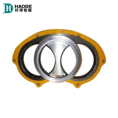 China Concrete Pump Truck Spare Parts Wear Spectacle Plate And Cutting Ring For Your Market for sale