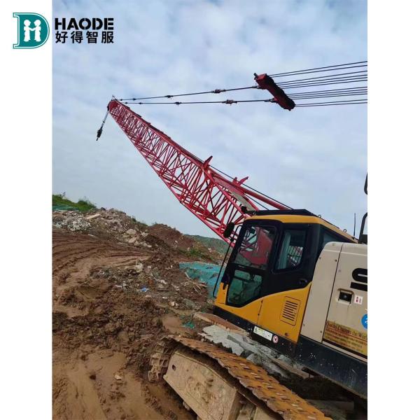 Quality SCC550A Crawler Crane With 55 Ton Max Lifting Weight And Core Components Engine for sale