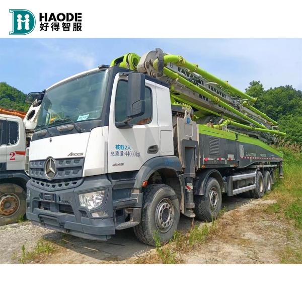 Quality Zoomlion 56m Boom Hydraulic Concrete Pump Truck 300KW Power for sale