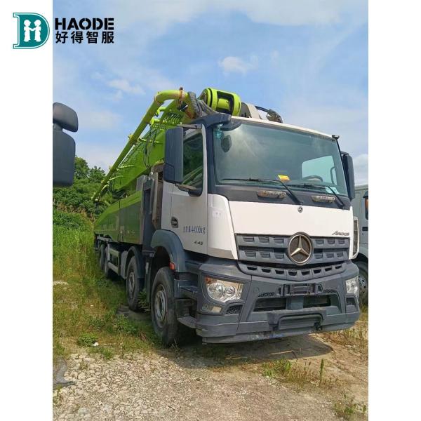Quality Zoomlion 56m Boom Hydraulic Concrete Pump Truck 300KW Power for sale
