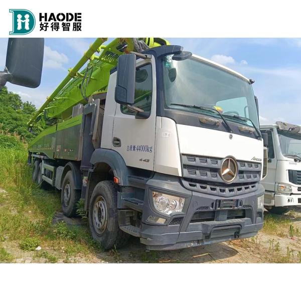 Quality Zoomlion 56m Boom Hydraulic Concrete Pump Truck 300KW Power for sale