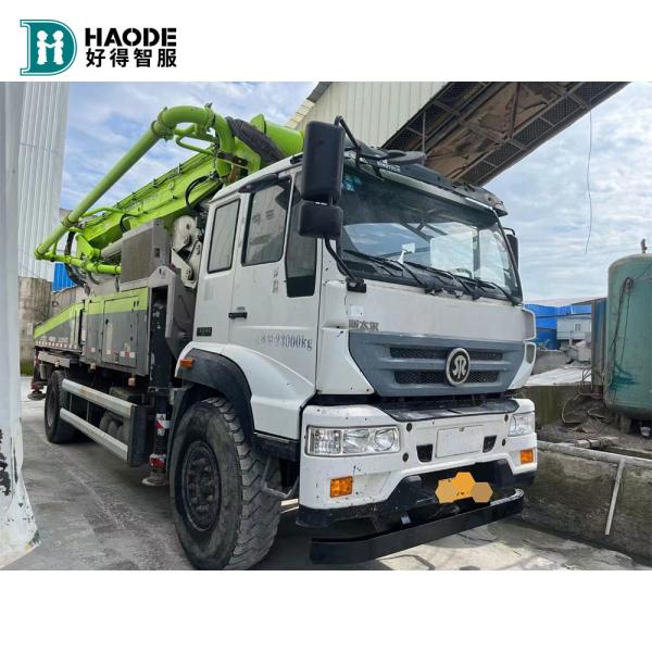 Quality HAODE's Zoomlion 38m 38X-5RZ-3 Concrete Pump Truck with and Bearing Core Components for sale