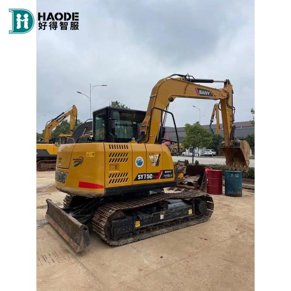 Quality Sany Sy75 Excavator 7ton Used Second Hand Excavator Sany Sy60c/75c/95c/135c/215c for sale