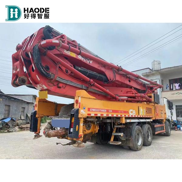Quality Powerful HAODE Sany SYM5337THB 52m Mortar Concrete Pump Truck Boom Concrete for sale