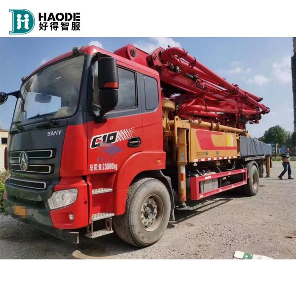 Quality HAODE Sany 39m Series Concrete Pump Truck Mortar Pump with SYM5230THB1E Chassis Model for sale