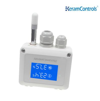China Air Temperature And Humidity Sensor RS485 Wall Mount Temp Humid Transmitter for sale