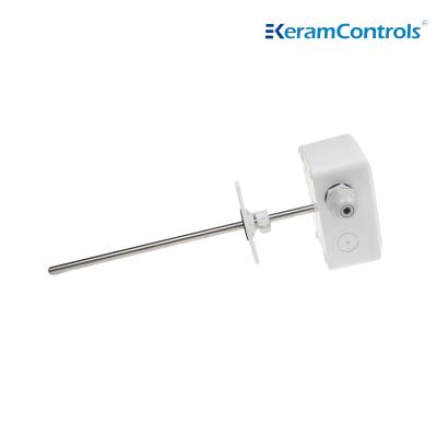 China Duct Mounted Temperature Sensor With 65mm Length Probe for sale