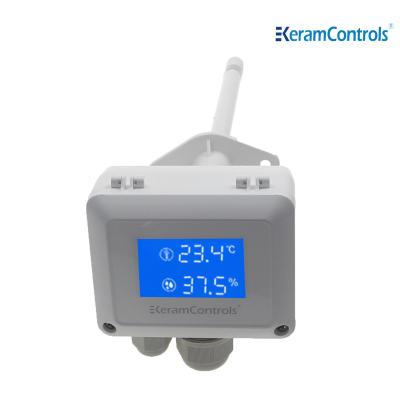 中国 Air Duct Mounted Temperature Humidity Transmitter Digital Output 販売のため