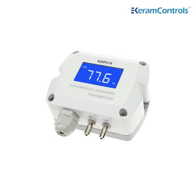 China 0-±500pa White Differential Pressure Sensor For HVAC Pressure Control for sale