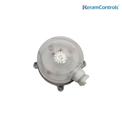China -40~85℃ IP54 Differential Air Pressure Switch for sale