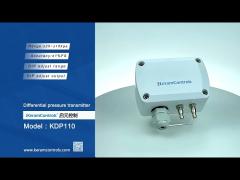 -250-250pa PC와 HVAC을 위한 ABS 재질 차압발진기