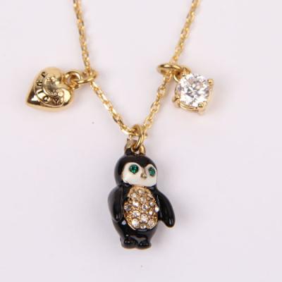 China Forme a pingüino del collar de Juicy Couture de la joyería de la marca la venta al por mayor pendiente de la joyería del collar en venta