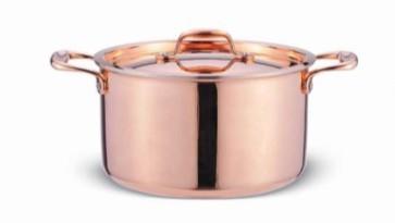 China Tri-ply Copper cookware saucepot SHXYY-01-5,Thickness 2.2-3.0mm for sale