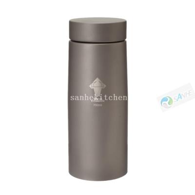 China Titanium backpacking single tea cup for sale
