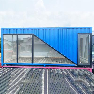 Chine Container créatif de 20 pieds 40 pieds maison en acier préfabriqué évolutif avec couleur personnalisée à vendre