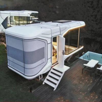 China 11500mm X 3300mm X 3300mm Space Capsule House Aluminum Alloy With Metal Fluorocarbon Paint Baking Paint for sale