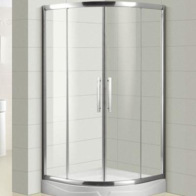 China 304 Stainless Steel Bath Shower Cabinet Black Chrome Aluminum Finish for sale