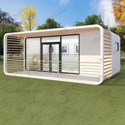 China Estructura de acero creativa oficina de cabina de manzana sala de juntas de actividades al aire libre Cabina de manzana en venta