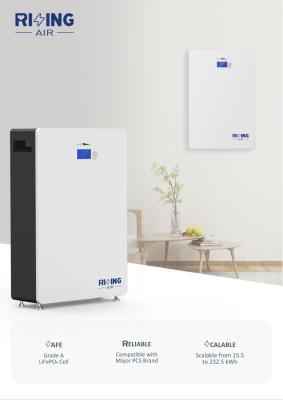 China 51.2v Lifepo4 Wall Mounted Solar Battery 30kw Batteries For Home Solar Storage for sale
