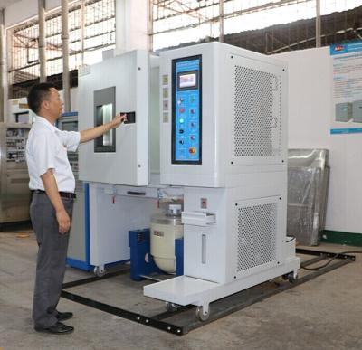China Vertical Environmental Shaker , Combined Climate And Vibration Chamber for sale