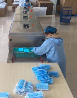 China máquina UV descartável do esterilizador da máscara protetora de 1800W 6m/min à venda