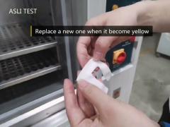 ozone aging test chamber operation video