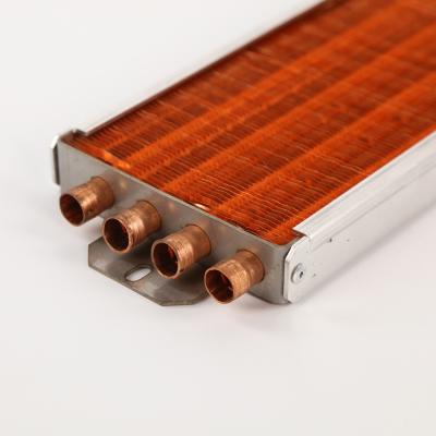 China RoHS Copper AC Condenser Coil Louver Fin For Window for sale