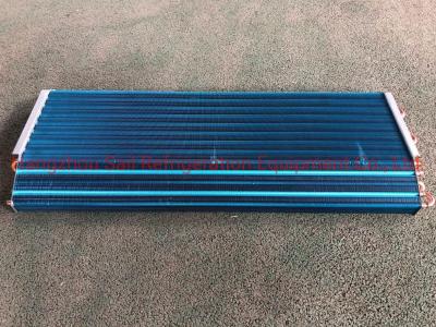 China CF2Cl2 R410a Hot Water Coils HVAC Evaporator Corrugated Fin for sale